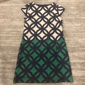 🎉SALE🎉 Geometric dress -green and blue